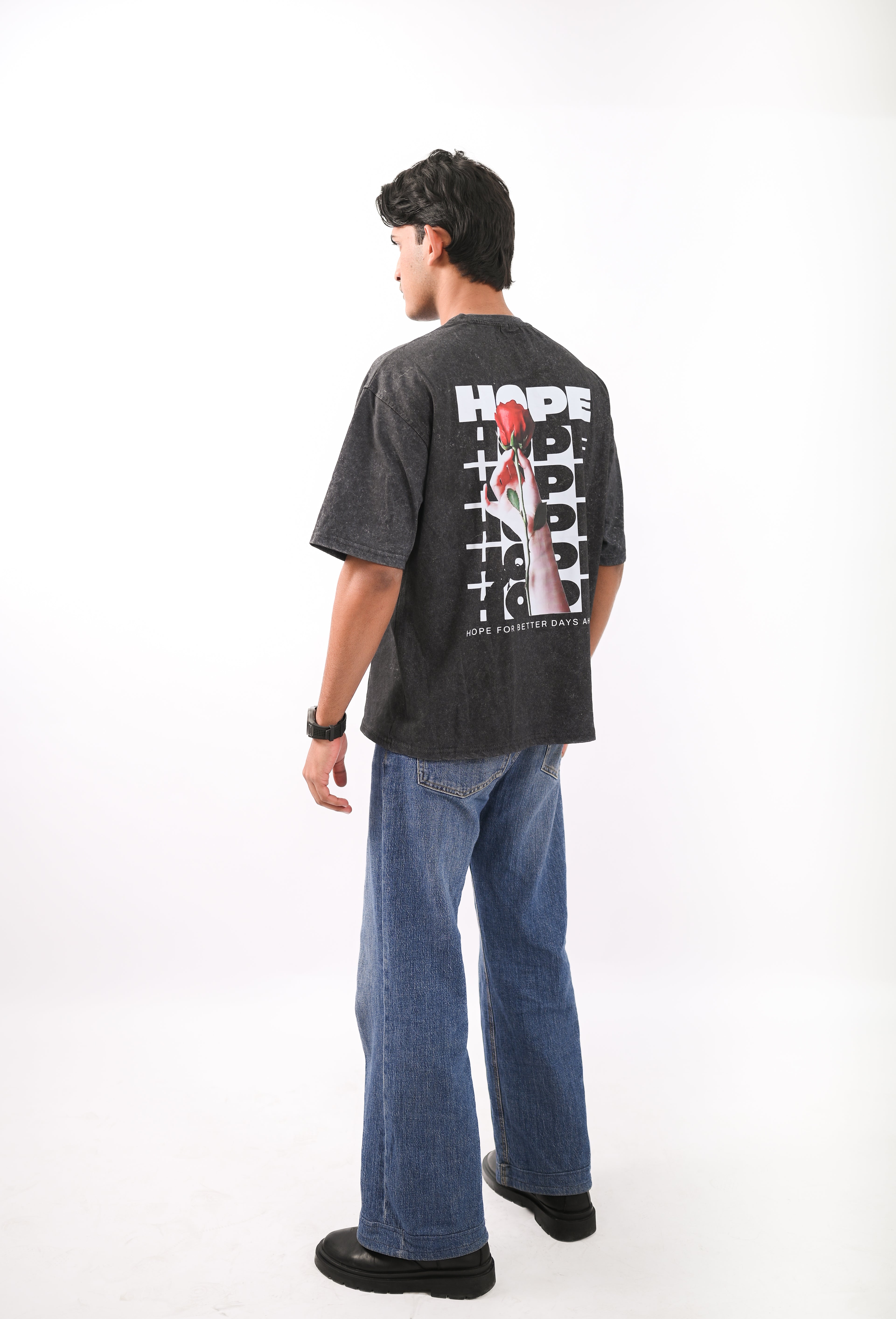 "Hope for Better Days" Oversized T-shirt.